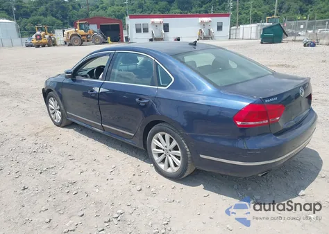 2013 Volkswagen Passat 2.5L Sel Premium from USA, damaged, VIN 1VWCP7A32DC067792